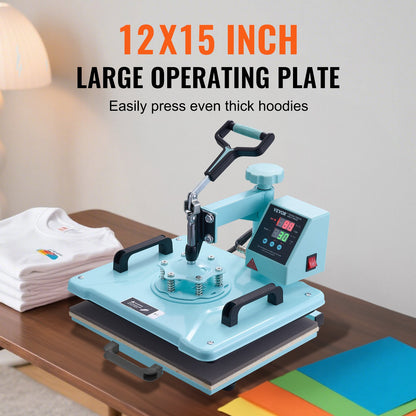 Máquina de Transferência Térmica VEVOR 300x380 mm 2 em 1