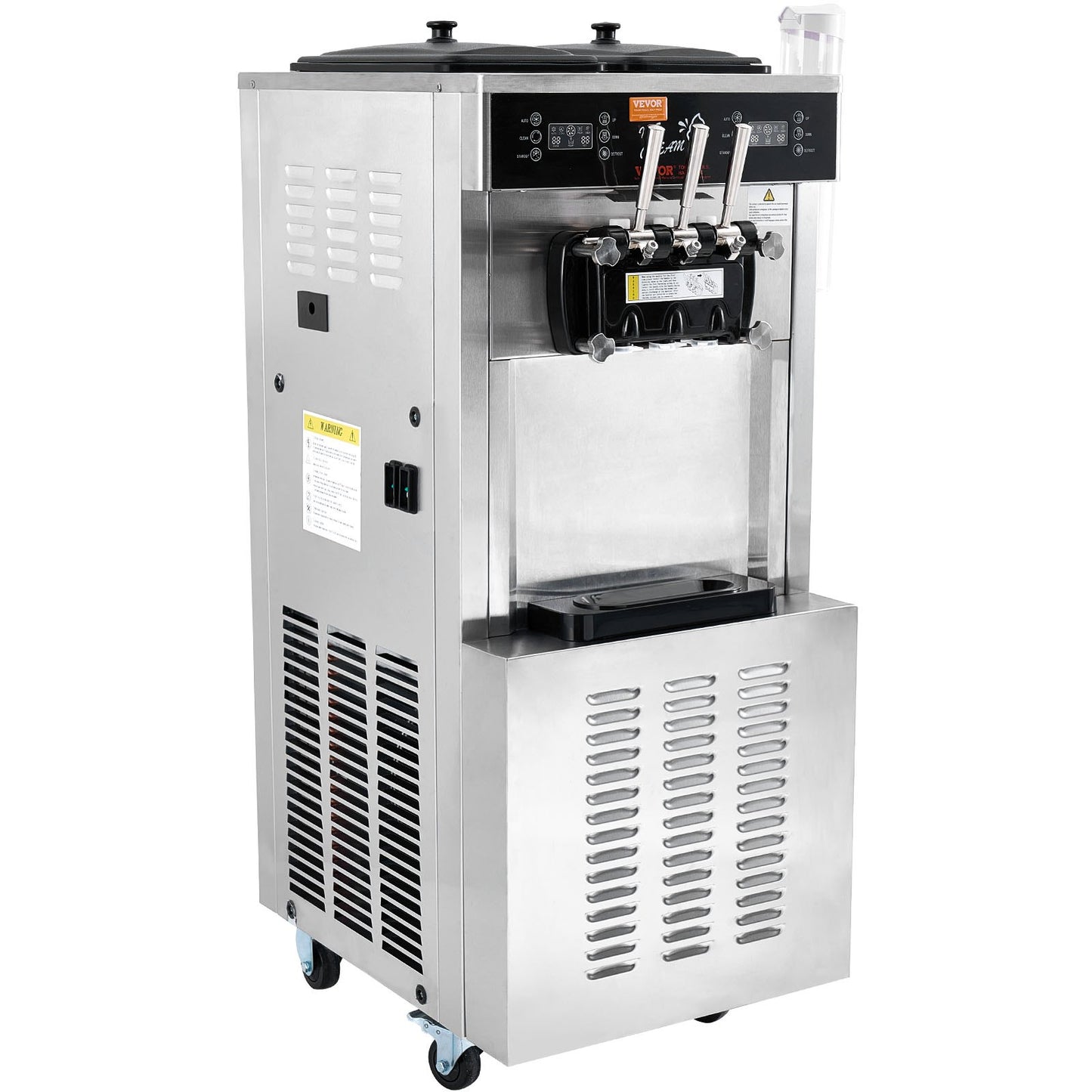 Máquina Comercial de Gelados Soft Serve 3 Sabores 34-44L/H