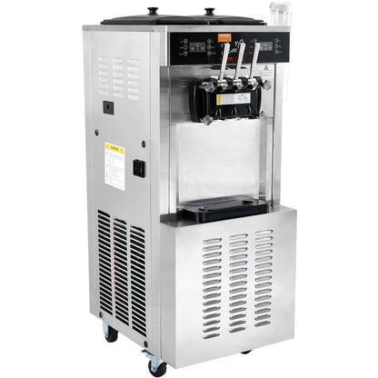 Máquina Comercial de Gelados Soft Serve 3 Sabores 34-44L/H