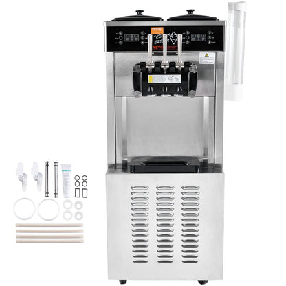 Máquina Comercial de Gelados Soft Serve 3 Sabores 34-44L/H