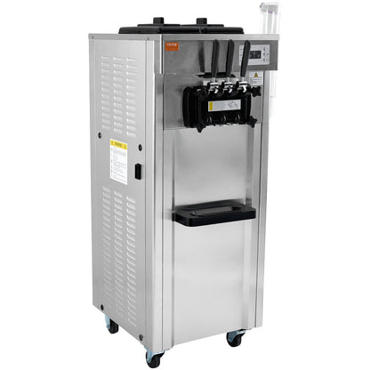 Máquina de Gelado Soft Serve Comercial 3 Sabores VEVOR