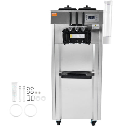 Máquina de Gelado Soft Serve Comercial 3 Sabores VEVOR