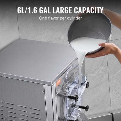 Máquina Comercial de Gelados VEVOR 18L/H 1600W