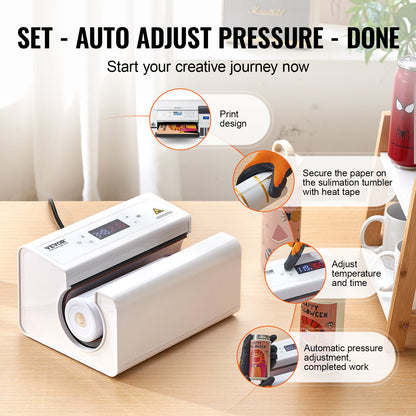 Prensa Térmica Automática para Canecas Sublimação VEVOR