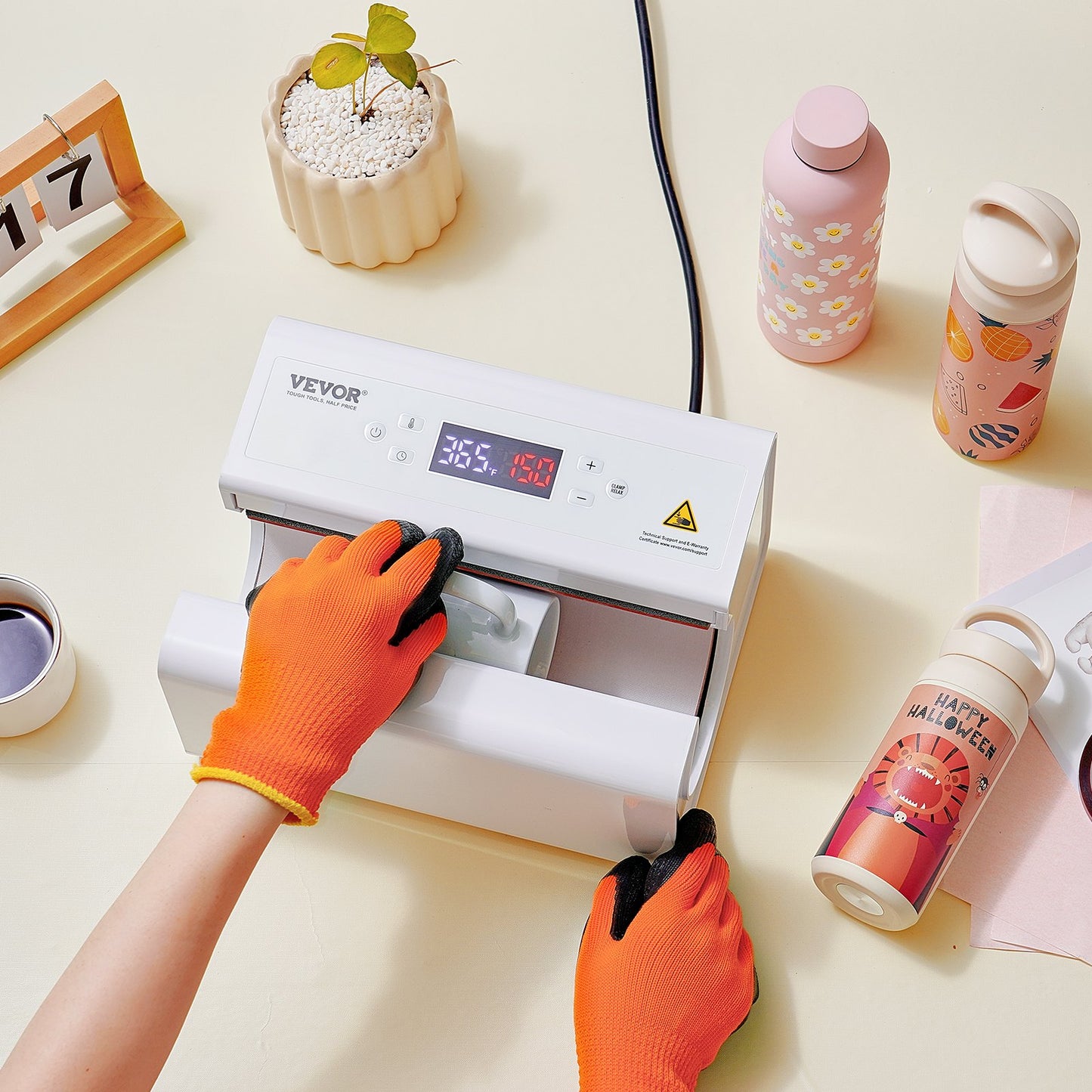 Prensa Térmica Automática para Canecas Sublimação VEVOR